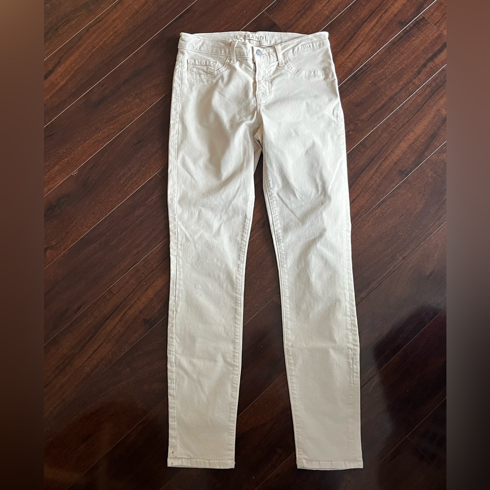 J Brand Women's Skinny Jeans in Soft Cream